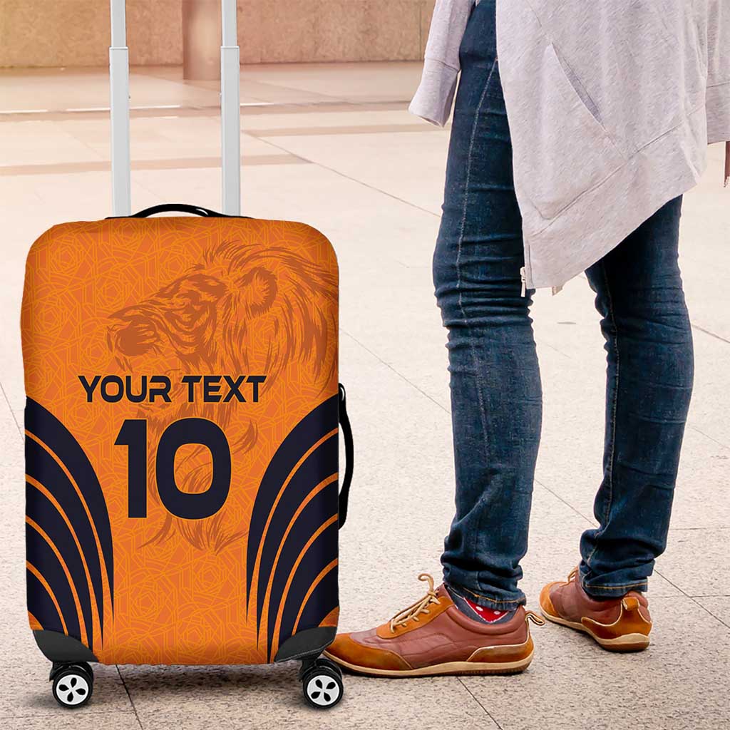 Custom Netherlands Football 2024 Road To The Champion Luggage Cover - Wonder Print Shop