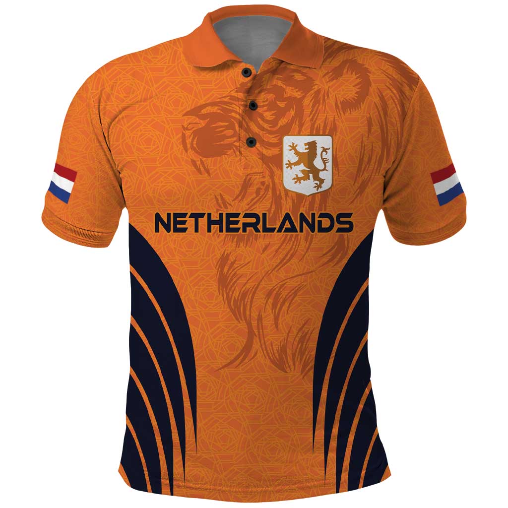 Custom Netherlands Football 2024 Road To The Champion Polo Shirt - Wonder Print Shop