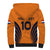 Custom Netherlands Football 2024 Road To The Champion Sherpa Hoodie - Wonder Print Shop