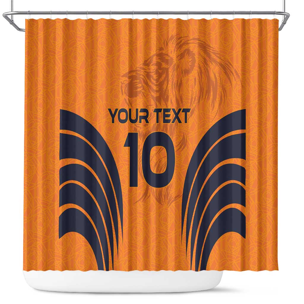 Custom Netherlands Football 2024 Road To The Champion Shower Curtain