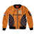 Custom Netherlands Football 2024 Road To The Champion Sleeve Zip Bomber Jacket - Wonder Print Shop