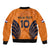 Custom Netherlands Football 2024 Road To The Champion Sleeve Zip Bomber Jacket - Wonder Print Shop