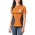 Custom Netherlands Football 2024 Road To The Champion Women Polo Shirt