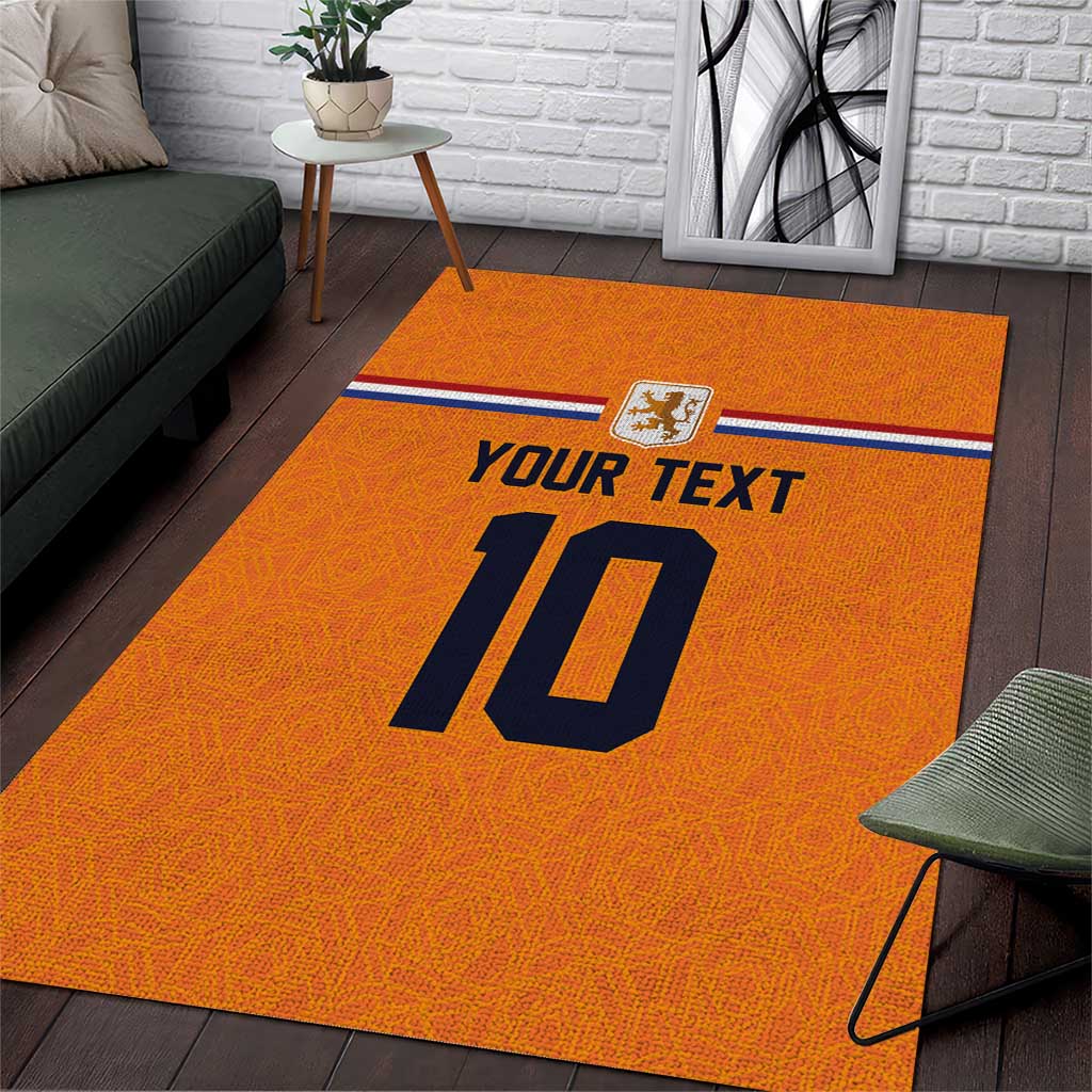 Custom Netherlands Football 2024 Road To The Champion Area Rug Oranje Holland Clockwork Orange The Flying Home Color - Wonder Print Shop