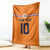 Custom Netherlands Football 2024 Road To The Champion Blanket Oranje Holland Clockwork Orange The Flying Home Color