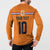 Custom Netherlands Football 2024 Road To The Champion Button Sweatshirt Oranje Holland Clockwork Orange The Flying Home Color - Wonder Print Shop