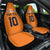 Custom Netherlands Football 2024 Road To The Champion Car Seat Cover Oranje Holland Clockwork Orange The Flying Home Color - Wonder Print Shop