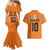 Custom Netherlands Football 2024 Road To The Champion Couples Matching Mermaid Dress and Hawaiian Shirt Oranje Holland Clockwork Orange The Flying Home Color - Wonder Print Shop