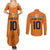 Custom Netherlands Football 2024 Road To The Champion Couples Matching Summer Maxi Dress and Long Sleeve Button Shirt Oranje Holland Clockwork Orange The Flying Home Color - Wonder Print Shop