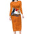 Custom Netherlands Football 2024 Road To The Champion Family Matching Long Sleeve Bodycon Dress and Hawaiian Shirt Oranje Holland Clockwork Orange The Flying Home Color - Wonder Print Shop