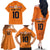 Custom Netherlands Football 2024 Road To The Champion Family Matching Off The Shoulder Long Sleeve Dress and Hawaiian Shirt Oranje Holland Clockwork Orange The Flying Home Color - Wonder Print Shop