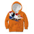 Custom Netherlands Football 2024 Road To The Champion Kid Hoodie Oranje Holland Clockwork Orange The Flying Home Color - Wonder Print Shop