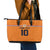 Custom Netherlands Football 2024 Road To The Champion Leather Tote Bag Oranje Holland Clockwork Orange The Flying Home Color - Wonder Print Shop