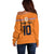 Custom Netherlands Football 2024 Road To The Champion Off Shoulder Sweater Oranje Holland Clockwork Orange The Flying Home Color - Wonder Print Shop