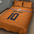 Custom Netherlands Football 2024 Road To The Champion Quilt Bed Set Oranje Holland Clockwork Orange The Flying Home Color