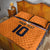 Custom Netherlands Football 2024 Road To The Champion Quilt Bed Set Oranje Holland Clockwork Orange The Flying Home Color