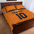 Custom Netherlands Football 2024 Road To The Champion Quilt Bed Set Oranje Holland Clockwork Orange The Flying Home Color