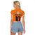 Custom Netherlands Football 2024 Road To The Champion Raglan Cropped T Shirt Oranje Holland Clockwork Orange The Flying Home Color