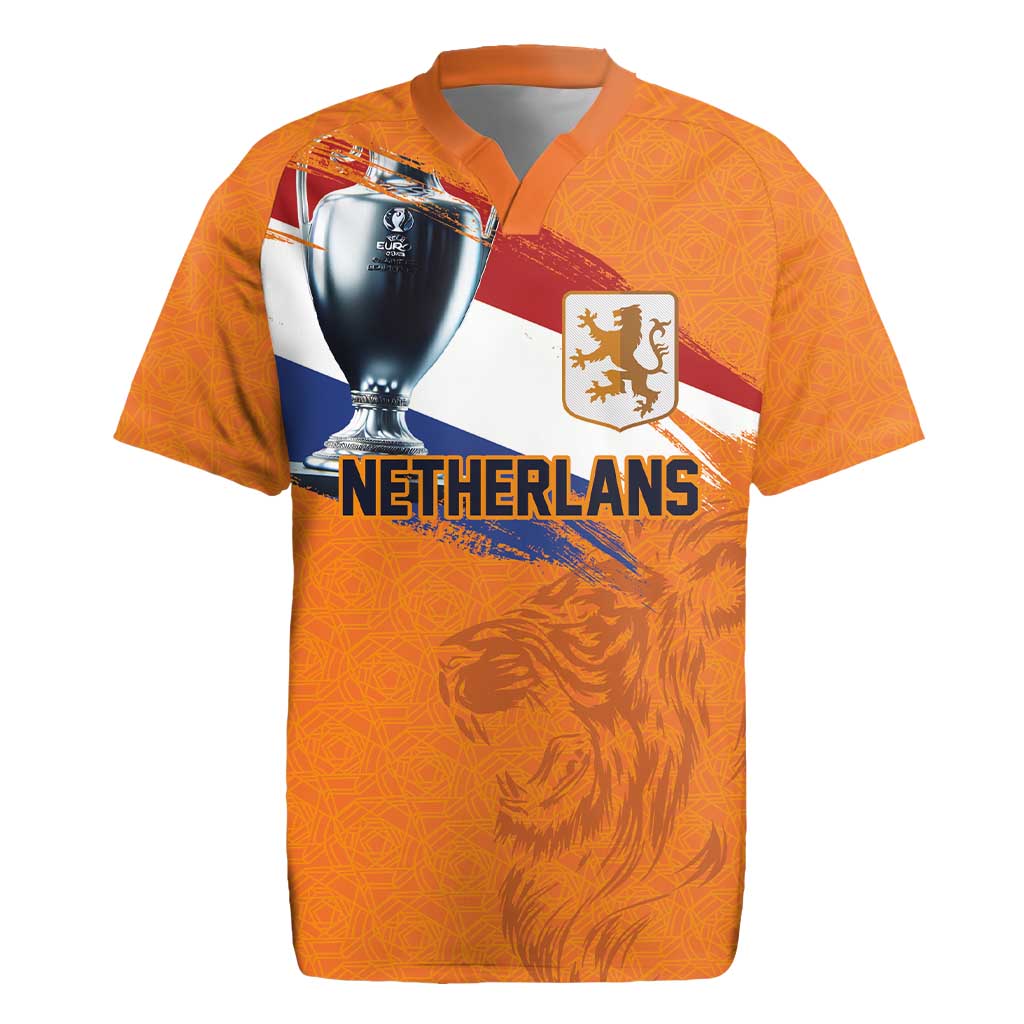 Custom Netherlands Football 2024 Road To The Champion Rugby Jersey Oranje Holland Clockwork Orange The Flying Home Color