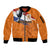 Custom Netherlands Football 2024 Road To The Champion Sleeve Zip Bomber Jacket Oranje Holland Clockwork Orange The Flying Home Color