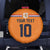 Custom Netherlands Football 2024 Road To The Champion Spare Tire Cover Oranje Holland Clockwork Orange The Flying Home Color