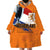 Custom Netherlands Football 2024 Road To The Champion Wearable Blanket Hoodie Oranje Holland Clockwork Orange The Flying Home Color