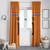 Custom Netherlands Football 2024 Road To The Champion Window Curtain Oranje Holland Clockwork Orange The Flying Home Color