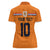 Custom Netherlands Football 2024 Road To The Champion Women Polo Shirt Oranje Holland Clockwork Orange The Flying Home Color