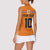 Custom Netherlands Football 2024 Road To The Champion Women Sleeveless Polo Shirt Oranje Holland Clockwork Orange The Flying Home Color