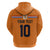 Custom Netherlands Football 2024 Road To The Champion Zip Hoodie Oranje Holland Clockwork Orange The Flying Home Color