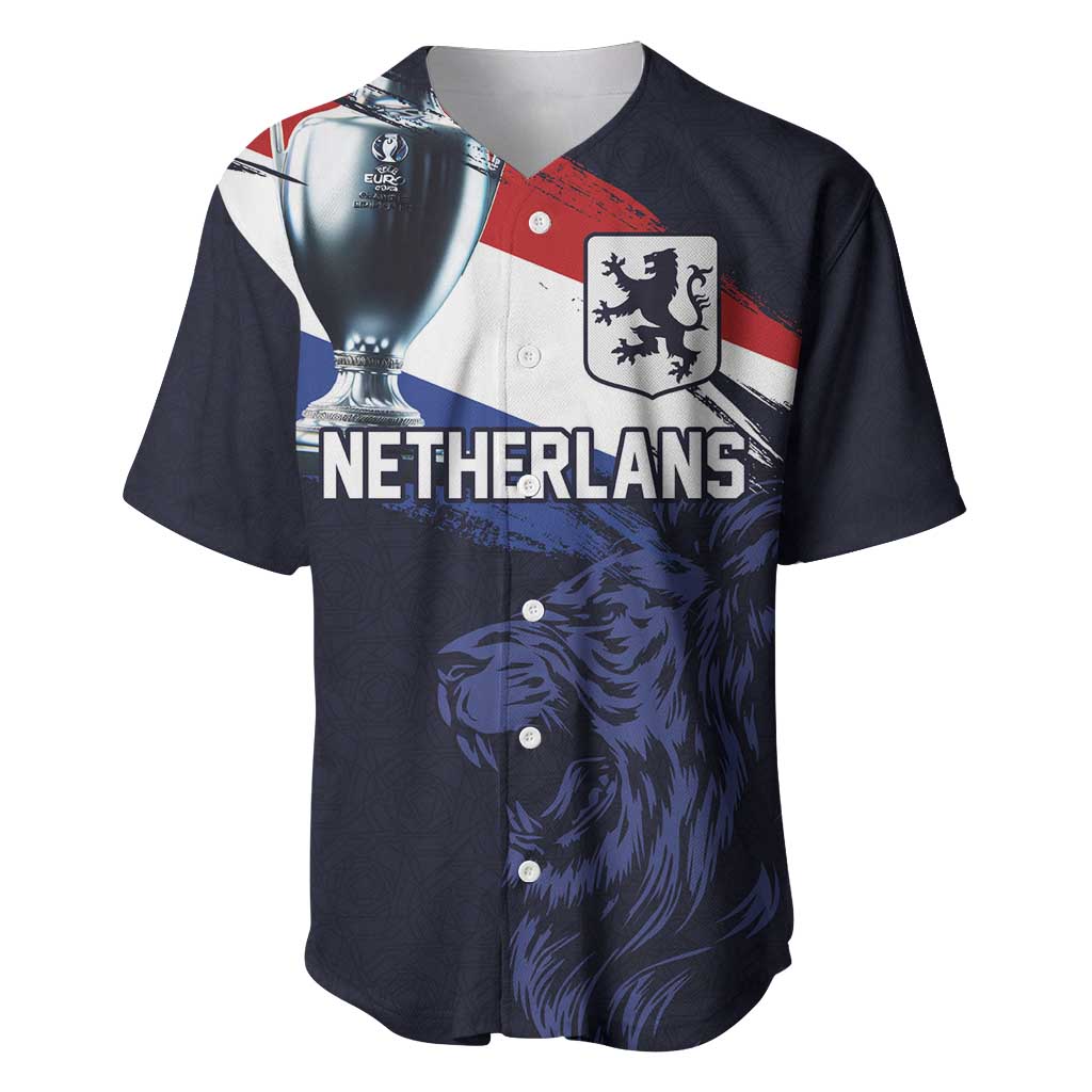 Custom Netherlands Football 2024 Road To The Champion Baseball Jersey Oranje Holland Clockwork Orange The Flying Away Color - Wonder Print Shop