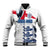 Custom England Football 2024 Road To The Champion Baseball Jacket - Wonder Print Shop