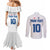 Custom England Football 2024 Road To The Champion Couples Matching Mermaid Dress and Long Sleeve Button Shirt