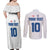 Custom England Football 2024 Road To The Champion Couples Matching Off Shoulder Maxi Dress and Long Sleeve Button Shirt - Wonder Print Shop