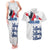 Custom England Football 2024 Road To The Champion Couples Matching Tank Maxi Dress and Hawaiian Shirt - Wonder Print Shop