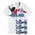 Custom England Football 2024 Road To The Champion Family Matching Mermaid Dress and Hawaiian Shirt - Wonder Print Shop