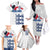 Custom England Football 2024 Road To The Champion Family Matching Off The Shoulder Long Sleeve Dress and Hawaiian Shirt - Wonder Print Shop