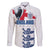 Custom England Football 2024 Road To The Champion Family Matching Off The Shoulder Long Sleeve Dress and Hawaiian Shirt - Wonder Print Shop