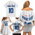 Custom England Football 2024 Road To The Champion Family Matching Off Shoulder Short Dress and Hawaiian Shirt - Wonder Print Shop