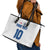 Custom England Football 2024 Road To The Champion Leather Tote Bag - Wonder Print Shop