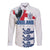 Custom England Football 2024 Road To The Champion Long Sleeve Button Shirt - Wonder Print Shop