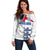 Custom England Football 2024 Road To The Champion Off Shoulder Sweater - Wonder Print Shop