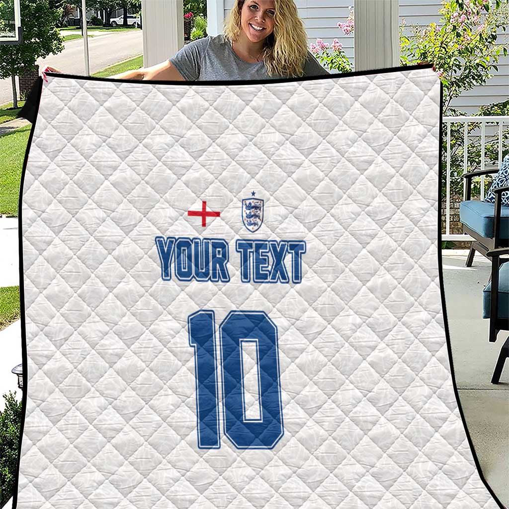 Custom England Football 2024 Road To The Champion Quilt