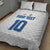 Custom England Football 2024 Road To The Champion Quilt Bed Set