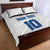 Custom England Football 2024 Road To The Champion Quilt Bed Set