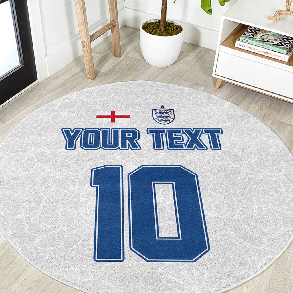 Custom England Football 2024 Road To The Champion Round Carpet