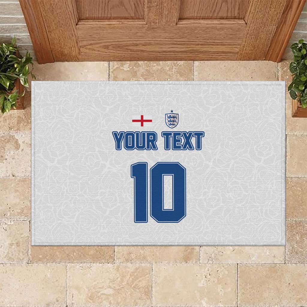 Custom England Football 2024 Road To The Champion Rubber Doormat