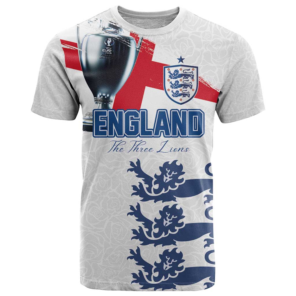 Custom England Football 2024 Road To The Champion T Shirt