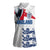 Custom England Football 2024 Road To The Champion Women Sleeveless Polo Shirt