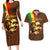 Ethiopia Culture - Proud of Coffee Couples Matching Long Sleeve Bodycon Dress and Hawaiian Shirt